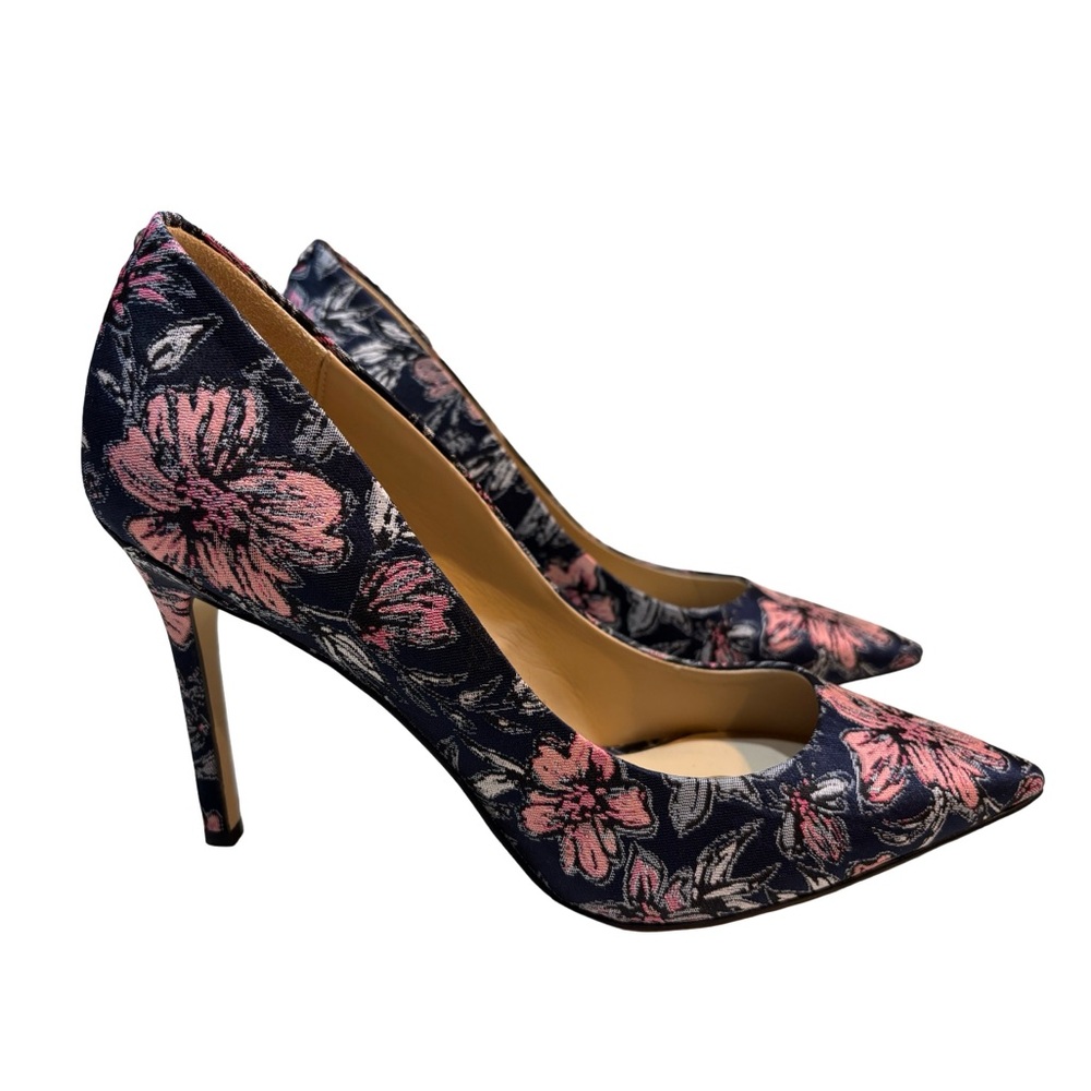 Sam Edelman Floral‎ Jacquard Stiletto Heels – Size 8.5M Hazel